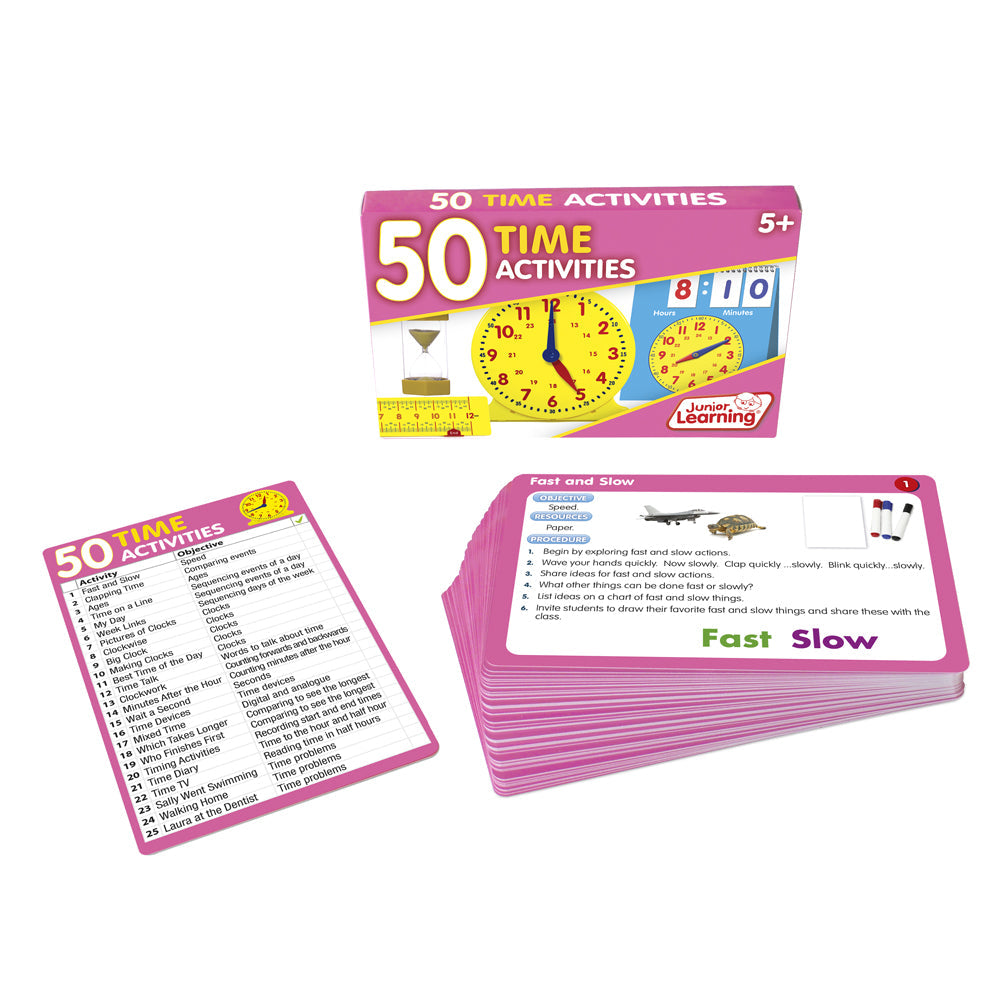50 Time Activities – Junior Learning USA