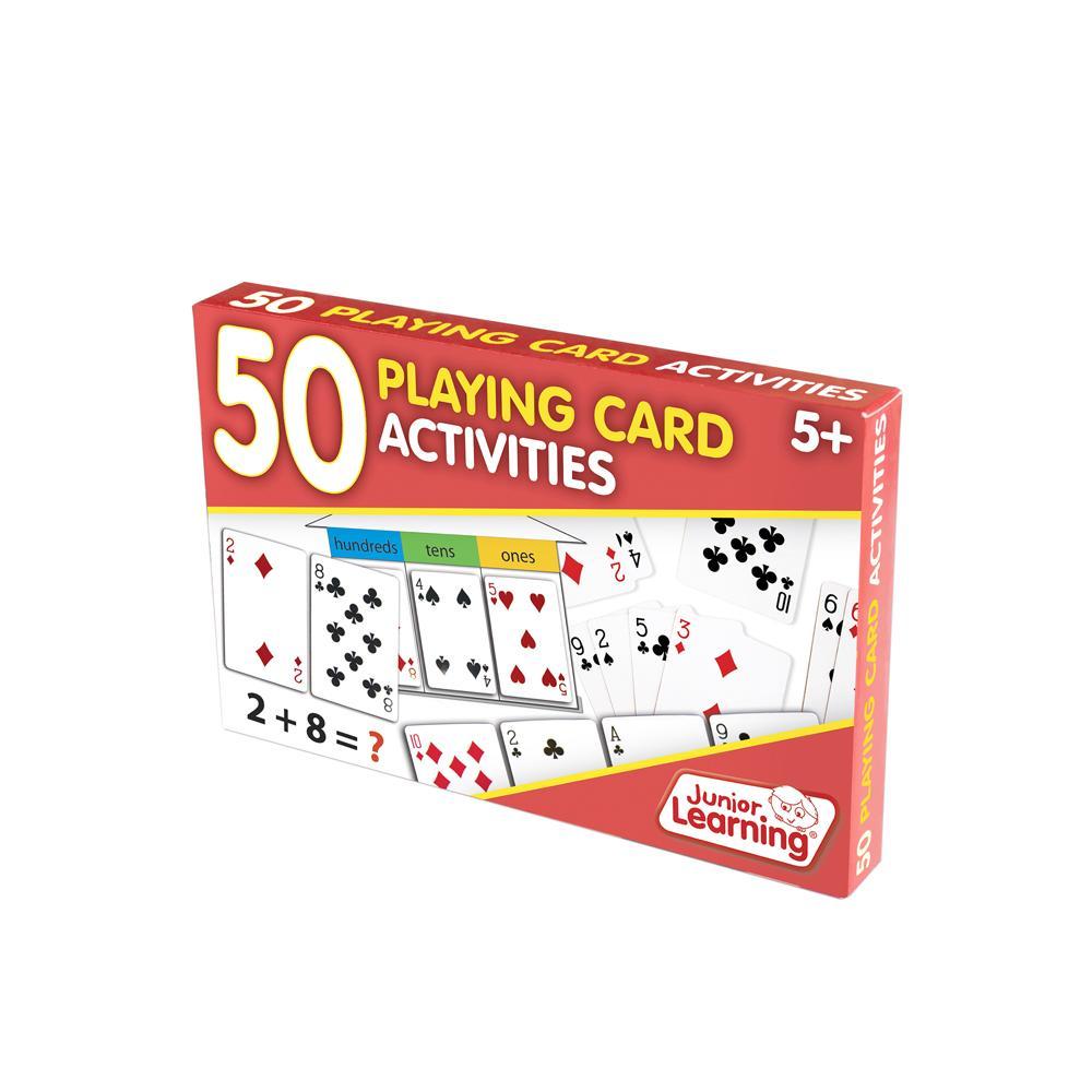 Junior Learning JL341 50 Playing Card Activities box left facing