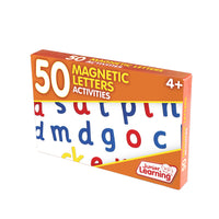 Junior Learning JL352 50 Magnetic Letter Activities front box angled left