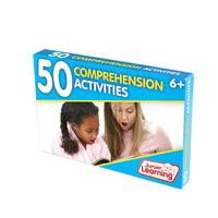 Junior Learning JL355 50 Comprehension Activities box angled left