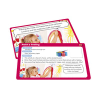 Junior Learning JL357 50 Emotion Activities front and back cards close up