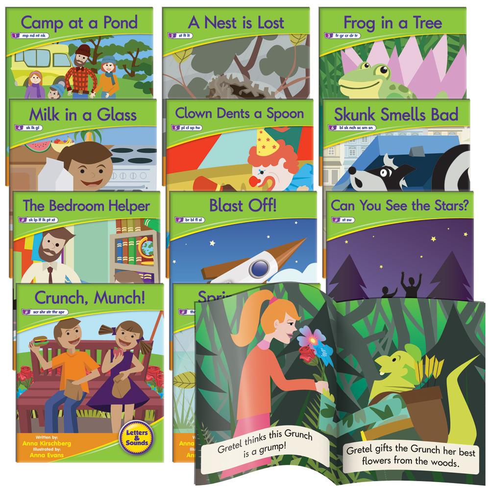 Junior Learning JL383 Letters and Sounds Phase 4 Set 1 Fiction all books