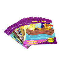 Junior Learning JL384 Letters and Sounds Phase 5 Set 1 Fiction all books fanout
