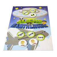 Junior Learning JL401 Alien VS Earthlings Decoding Words board game