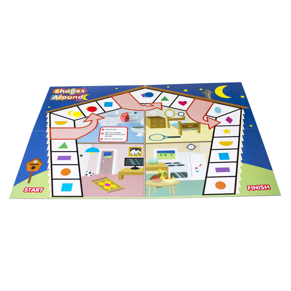 Junior Learning JL402 Shapes Around board game