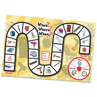 Junior Learning JL407 What, Where, When? board game