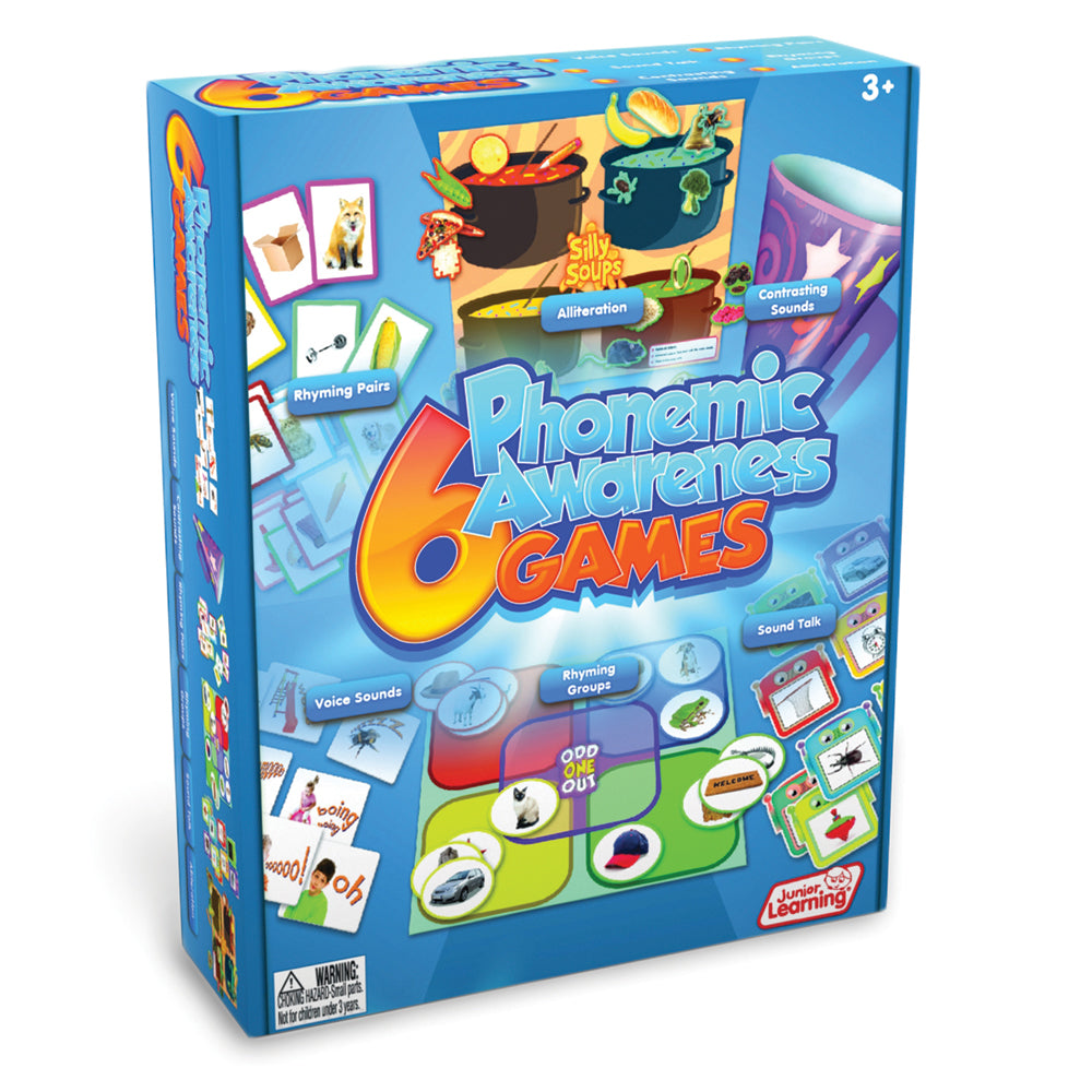 Junior Learning Rainbow Phonics Tiles with Built-in Magnetic Board Multi