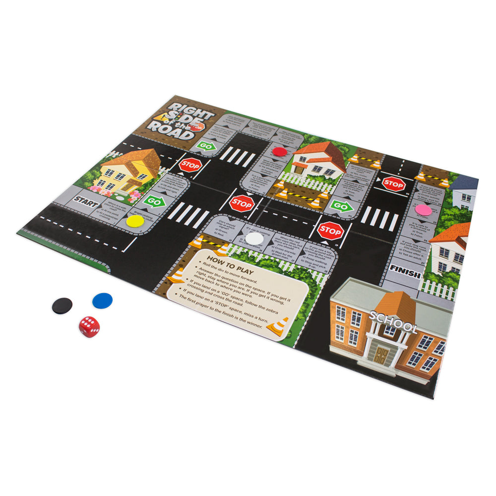 Junior Learning JL414 Right Side of the Road board game