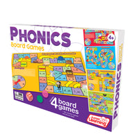 Junior Learning JL422 Phonics Board Games box angled left