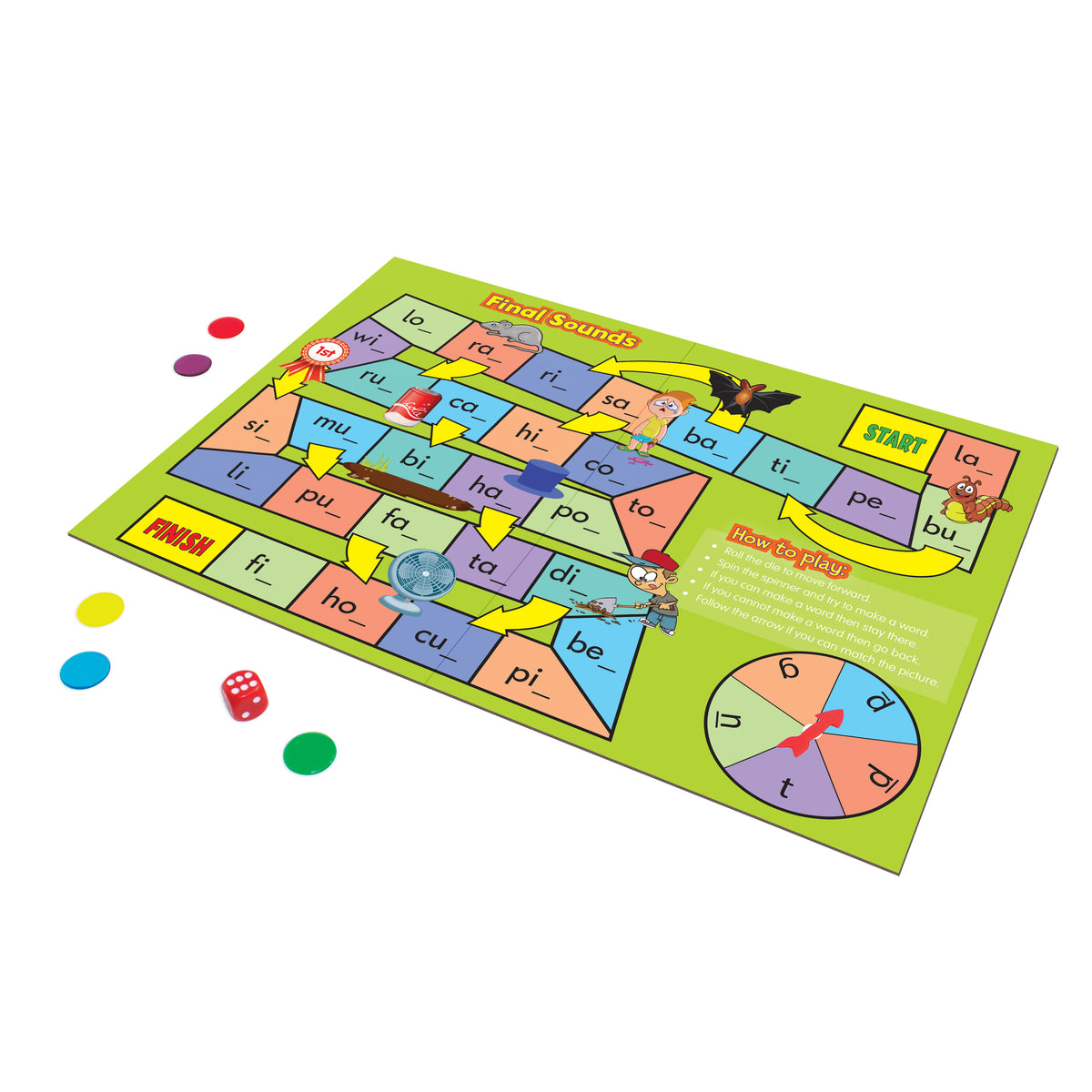 Junior Learning JL422 Final Sounds board game