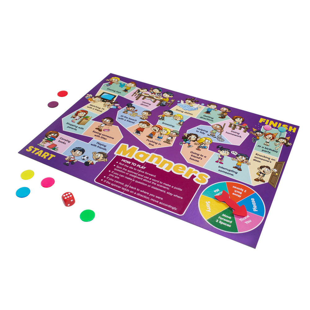 Junior Learning JL426 Social Skills Board Games manners game