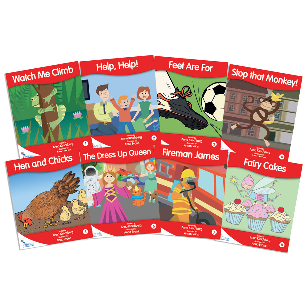 Fantail Readers Level 3 - Red Fiction (6-Pack)