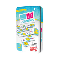 Junior Learning JL486 Time Dominoes tin angled left