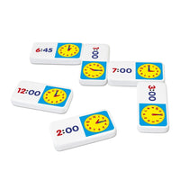 Junior Learning JL486 Time Dominoes pieces close up