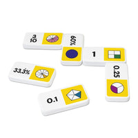 Junior Learning JL487 Equivalence Dominoes pieces close up