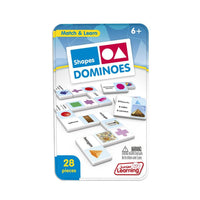 Junior Learning JL488 Shapes Dominoes tin faced front