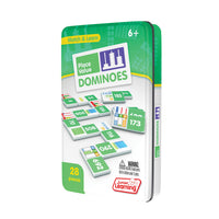Junior Learning JL489 Place Value Dominoes tin angled left