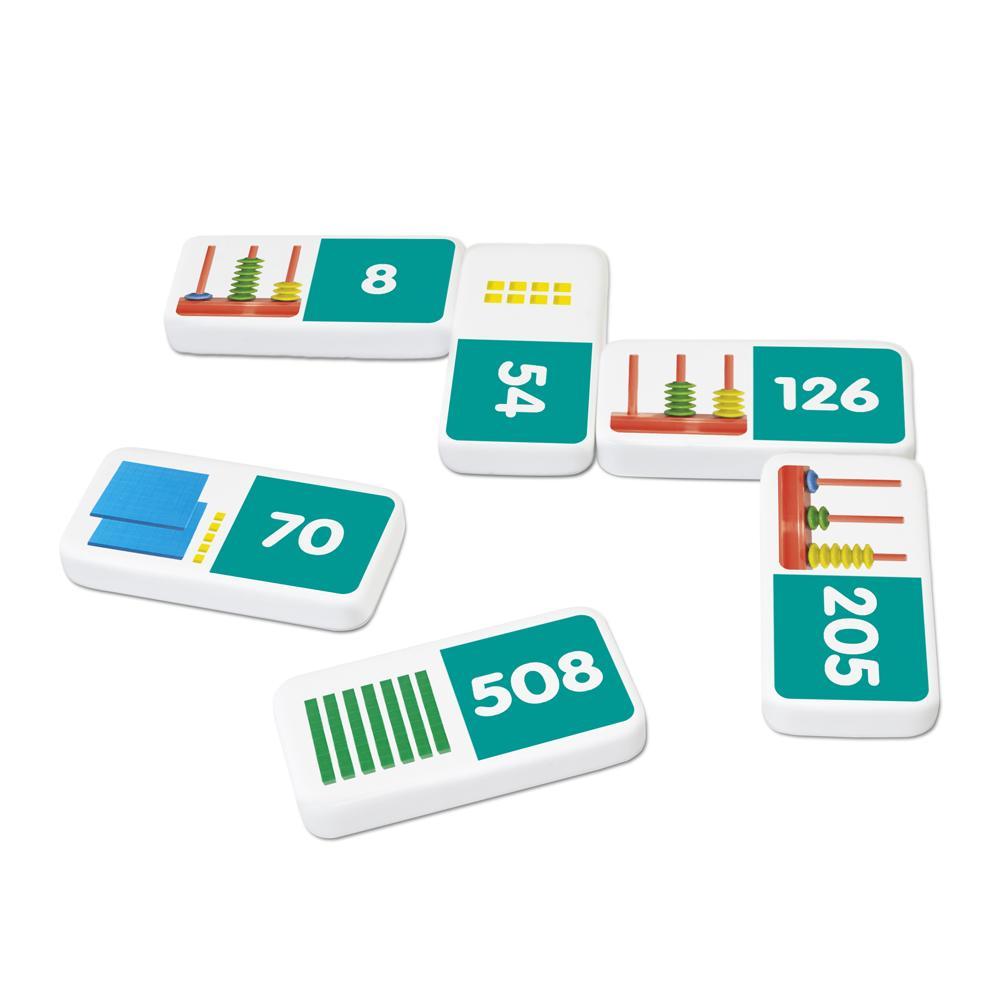 42764 Avenue Mandarine Education Games - Domino - 48 pieces 2 ¼€ diameter 