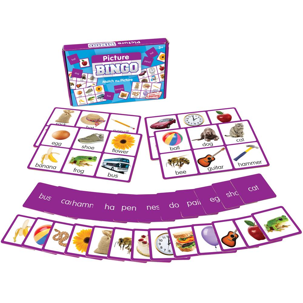 Junior Learning JL540 Picture Bingo box and content