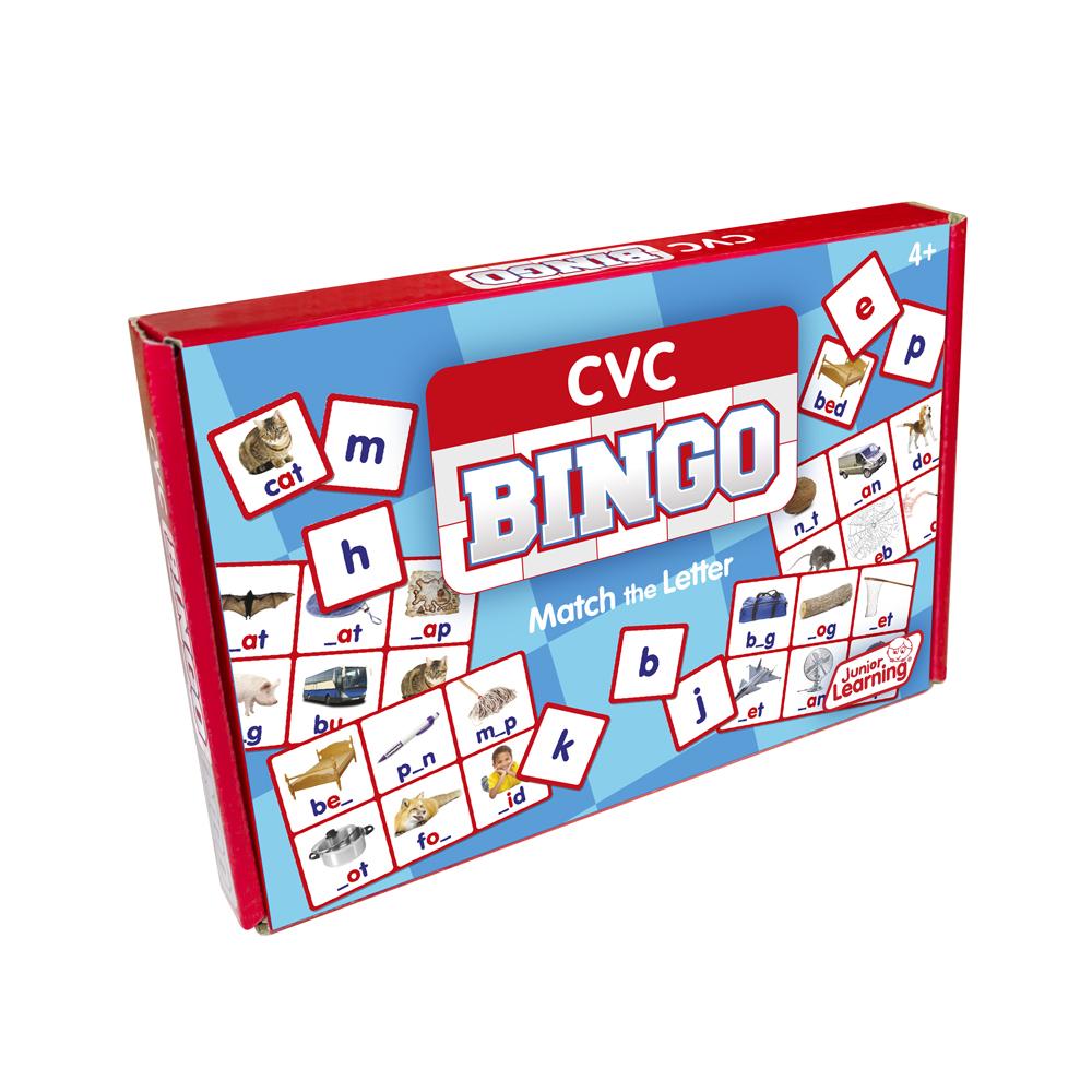 Junior Learning JL544 CVC Bingo box angled right