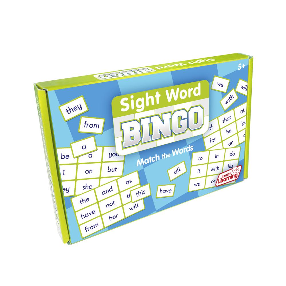 Junior Learning JL545 Sight Word Bingo box angled right
