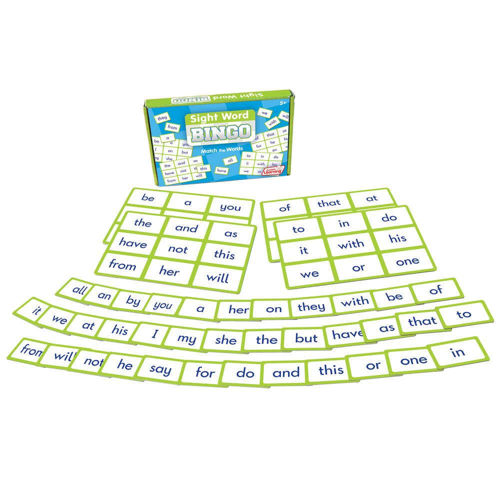 Junior Learning JL545 Sight Word Bingo box and content