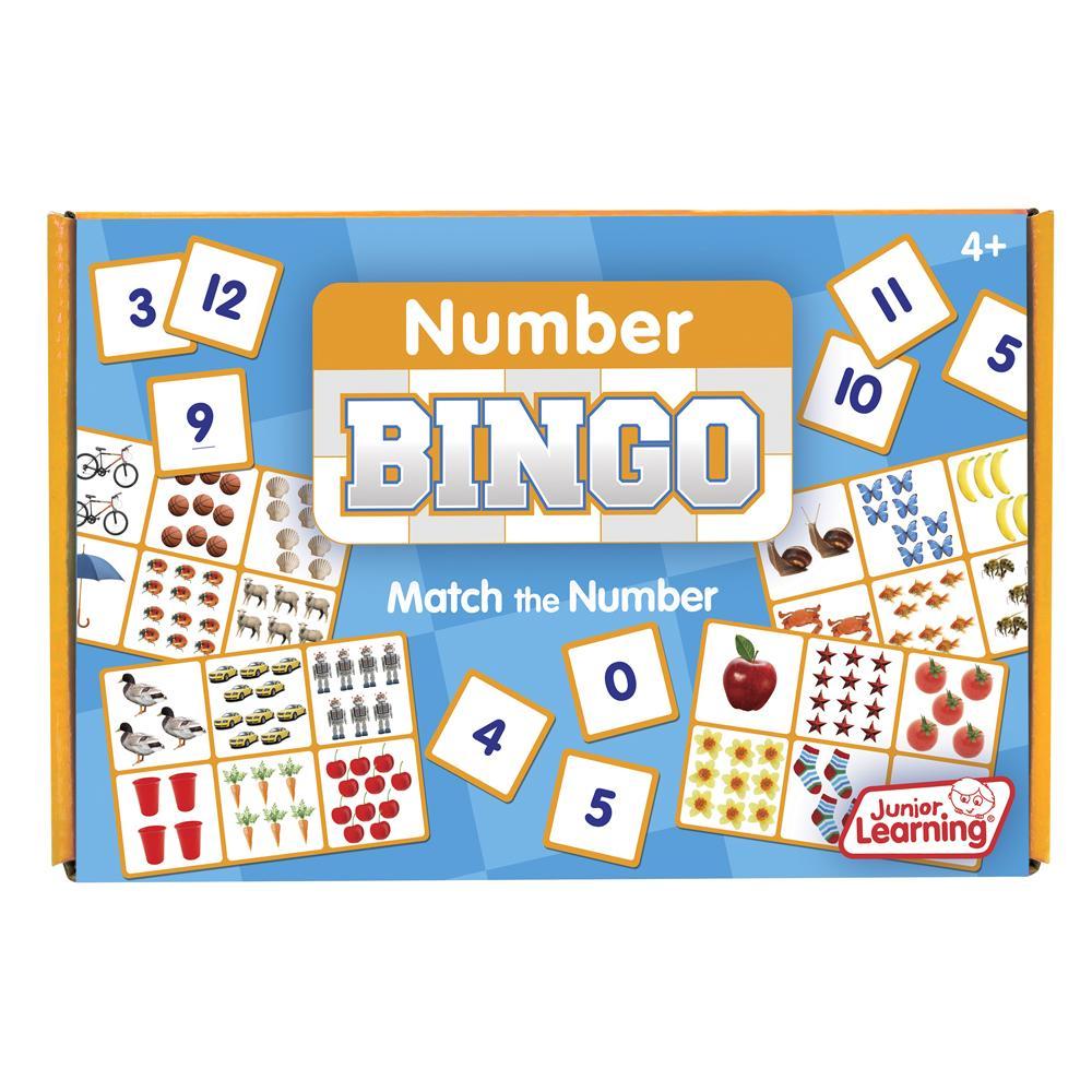 Junior Learning JL546 Number Bingo box faced front