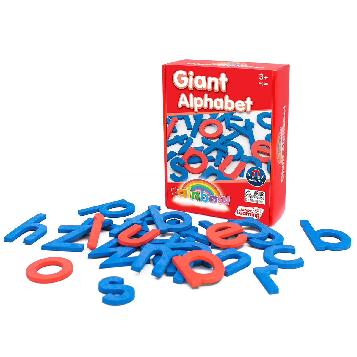 Junior Learning JL606 Rainbow Giant Alphabet box and pieces