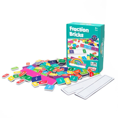 Junior Learning JL610 Fraction Bricks box and content
