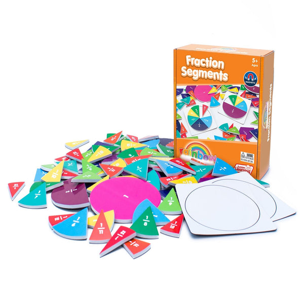 Junior Learning JL611 Fraction Segments box and pieces