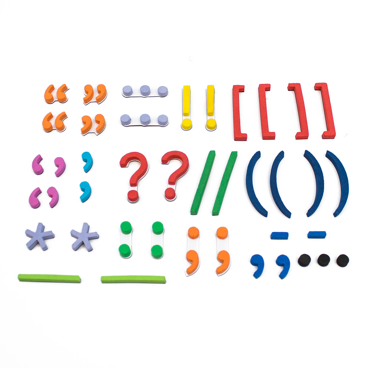 Junior Learning JL616 Rainbow Punctuation Marks all pieces