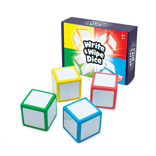 Junior Learning JL617 Write and Wipe Dice box and content