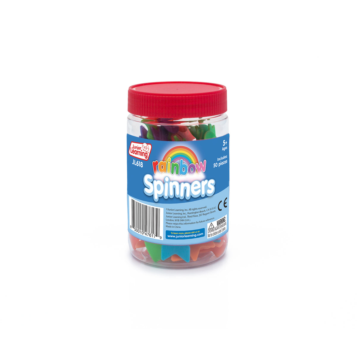 Junior Learning JL618 Rainbow Spinner jar