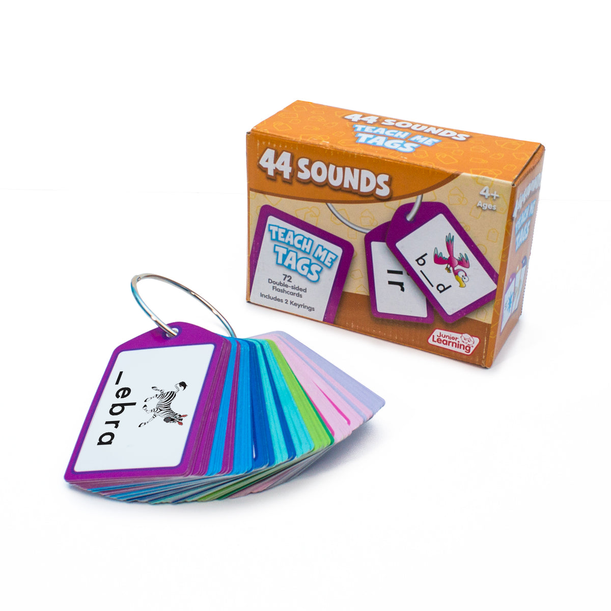 Junior Learning JL627 44 Sounds Teach Me Tags box and cards