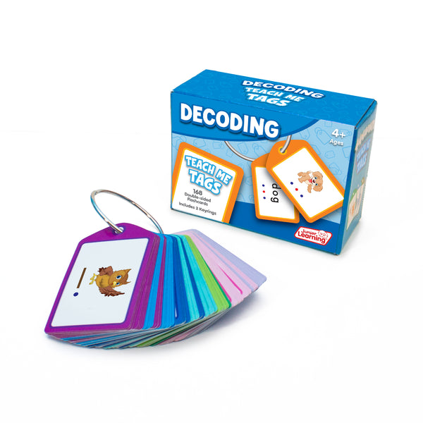 Junior Learning JL628 Decoding Teach Me Tags box and cards