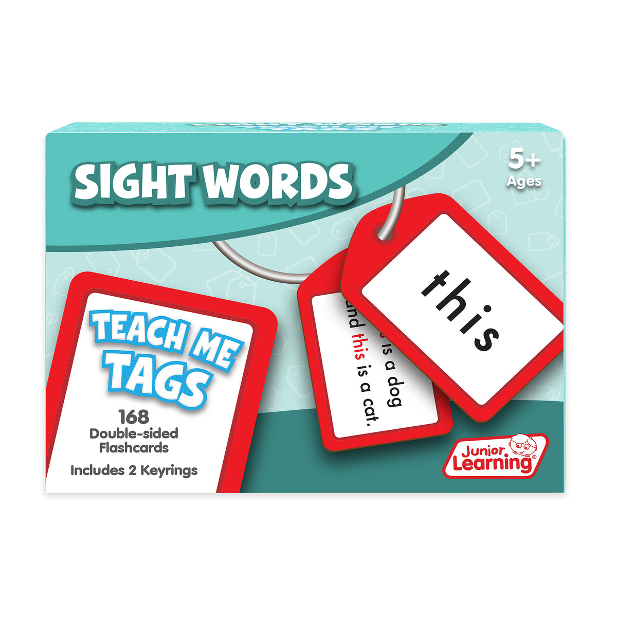 Junior Learning JL629 Sight Words Teach Me Tags box faced front