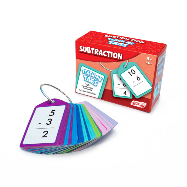 Junior Learning JL631 Subtraction Teach Me Tags box and content