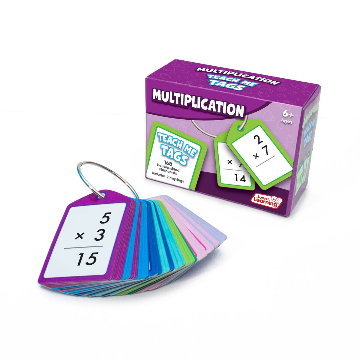 Junior Learning JL632 Multiplication Teach Me Tags box and cards