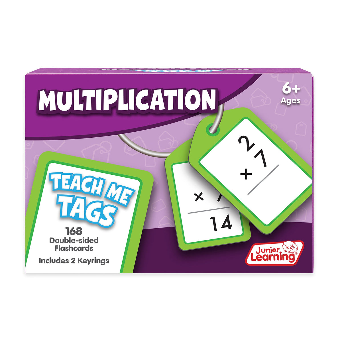 Junior Learning JL632 Multiplication Teach Me Tags box faced front