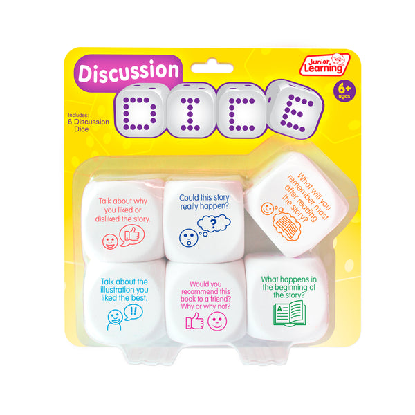 Junior Learning JL642 Discussion Dice packaging faced front
