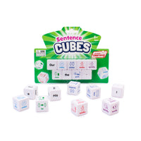 Junior Learning JL644 Sentence Cubes packaging and dice faced front