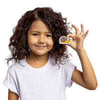 Girl holding a Junior Learning JL649 Rainbow Blend Objects