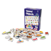 Junior Learning JL650 Rainbow Vowel Objects box and pieces