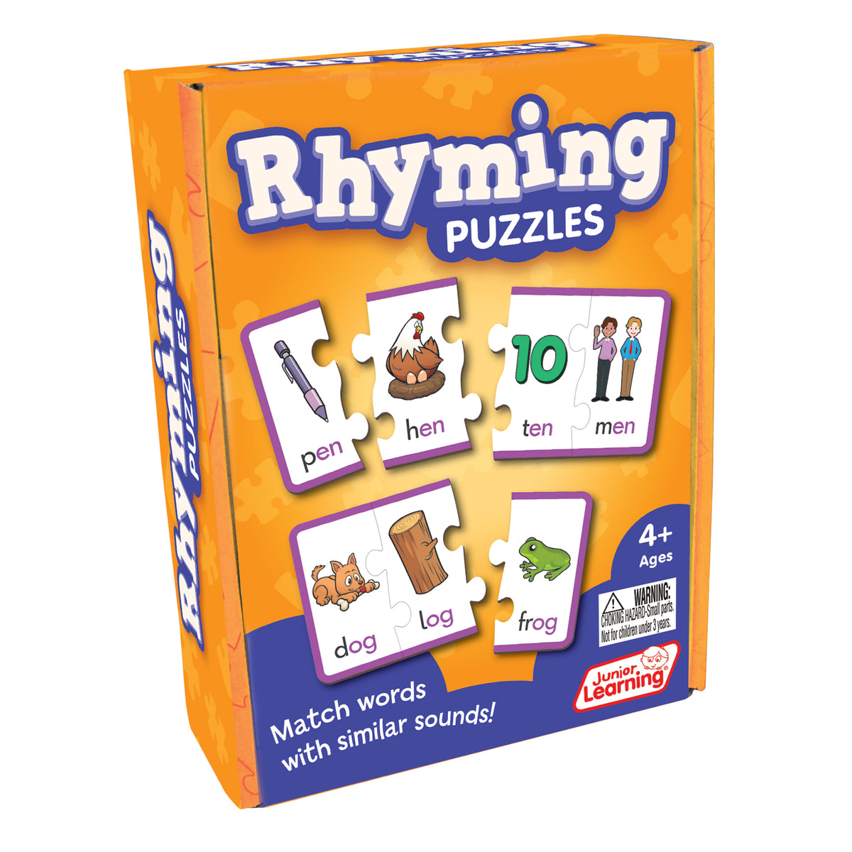 Junior Learning JL656 Rhyming Puzzles box angled right