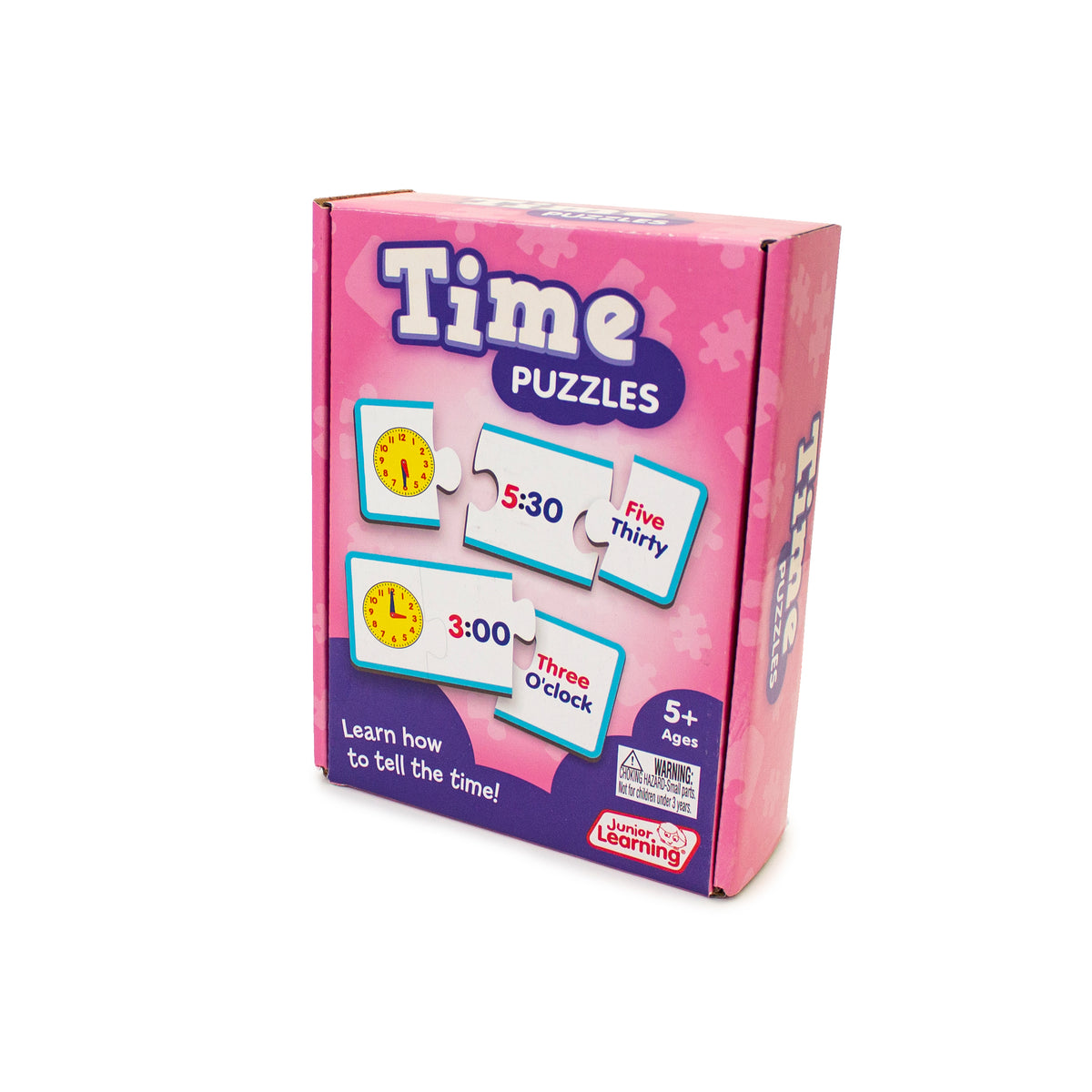 Junior Learning JL657 Time Puzzles box angled left
