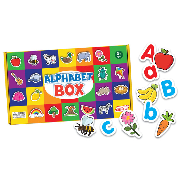 Junior Learning JL660 Alphabet Box packaging and pieces