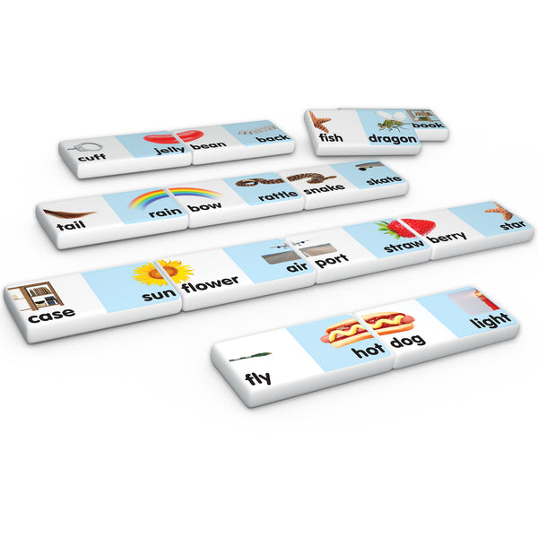 Junior Learning JL668 Compound Words Dominoes pieces