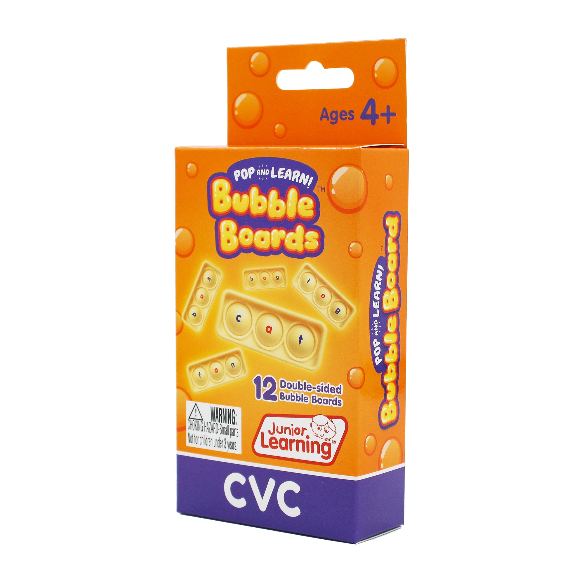 CVC Bubble Boards: Interactive Phonics Game for Kids Ages 4+