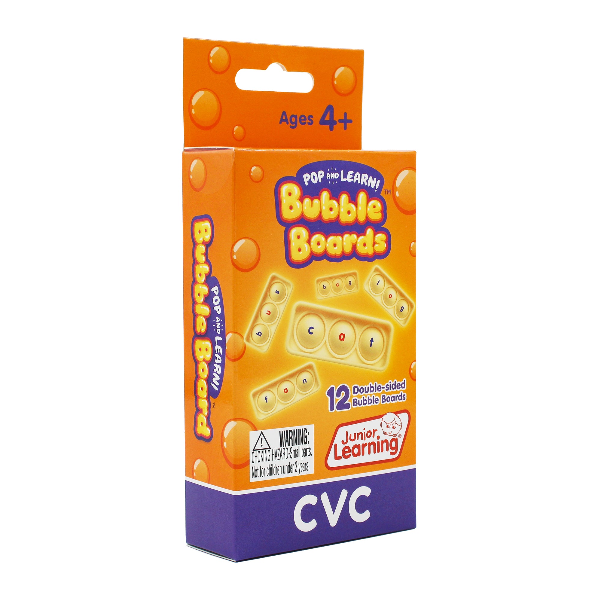 CVC Bubble Boards: Interactive Phonics Game for Kids Ages 4+