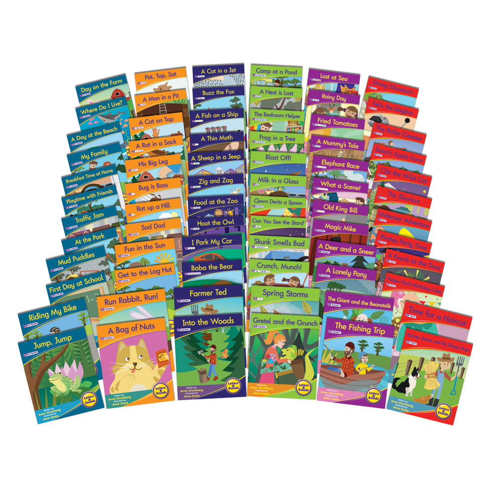 Junior Learning JL978 Letters and Sounds Set 1 - Complete Set  all fiction books